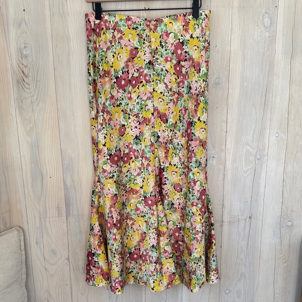 J. Crew Floral Print Skirt Size M